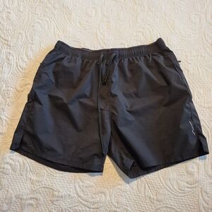 Path Projects men's M Sykes PX black shorts elastic waist, drawstring, no liners